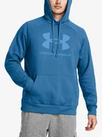 Bluzy męskie - Under Armour Bluza "Rival" w kolorze niebieskim - miniaturka - grafika 1