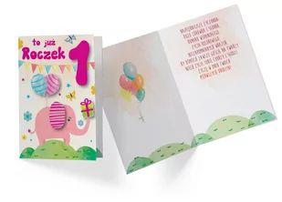 Kukartka Karnet DK-719 Urodziny Roczek - Kartki okolicznościowe i zaproszenia - miniaturka - grafika 1