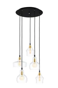 Kaspa Lampa wisząca LONGIS PLAFON 5 GOLD 10878505) 10878505 - Lampy sufitowe - miniaturka - grafika 1