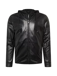 Freaky Nation Męska kurtka skórzana Arne-FN, czarna, M - Kurtki męskie - miniaturka - grafika 1