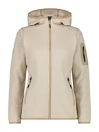 Kurtki damskie - CMP Kurtka polarowa w kolorze beżowym - miniaturka - grafika 1