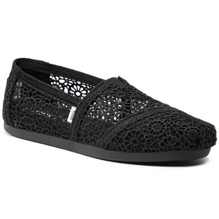 Półbuty Toms Alpargata 10016254 Czarny - Półbuty damskie - miniaturka - grafika 1