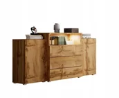 Komody - Duża pojemna Komoda 150 cm szuflady + półki - miniaturka - grafika 1