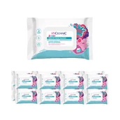 Papier toaletowy - Cleanic Papier nawilżany Junior zgrzewka 16 x 40 szt. - artykuł higieniczny - miniaturka - grafika 1