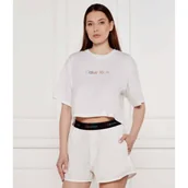 Piżamy damskie - Calvin Klein Underwear Góra od piżamy | Cropped Fit - miniaturka - grafika 1