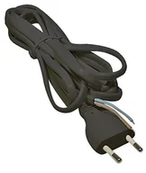 Przewody elektryczne - Conotech przyłączeniowy 5m, PVC, płaski 2x0,75 czarny marki EMOS. - miniaturka - grafika 1