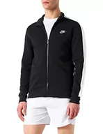 Kurtki męskie - Nike Męska kurtka M NSW Club Bb TRK JKT, czarny/biały/czarny/biały., L DD7010 - miniaturka - grafika 1