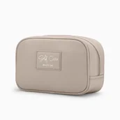 Kosmetyczki, organizery i kuferki - Kosmetyczka Damska Podróżna Mała Na Zamek PUCCINI Beżowa QML009-2A - miniaturka - grafika 1