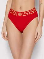 Majtki damskie - Versace Figi klasyczne z wysokim stanem Greca Border AUD01050 Czerwony - miniaturka - grafika 1