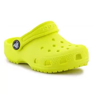 Buty dla dziewczynek - Chodaki Crocs Classic Clog Jr 206990-76M żółte - miniaturka - grafika 1