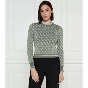 GUESS Sweter LISE Slim Fit - Swetry damskie - miniaturka - grafika 1