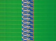 Szkolne artykuły papiernicze - Bibuła marszczona 50 x 200cm kol. 15 zielony p10, cena za 1 szt - miniaturka - grafika 1