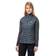 Kamizelki damskie - Damska kamizelka Jack Wolfskin ROUTEBURN PRO INS VEST W Graphite / Cool Grey - XS - miniaturka - grafika 1