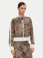 Bluzy damskie - Puma Bluza T7 Leo Luxe 632342 Brązowy Regular Fit - miniaturka - grafika 1