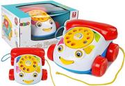 Zabawki interaktywne dla dzieci - Telefon na kółkach Leantoys - miniaturka - grafika 1