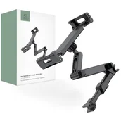 Uchwyty samochodowe do telefonów - TECH-PROTECT Uchwyt na telefon i tablet TECH-PROTECT Stretchable Headrest Car Mount Czarny - miniaturka - grafika 1