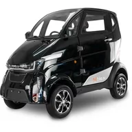 Skutery - Czterokołowiec lekki, skuter elektryczny zabudowany MICRO CAR BILI BIKE ECO4 J2 -czarny - miniaturka - grafika 1