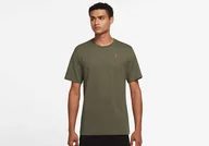 Koszulki męskie - Nike Air Jordan Jumpman Crew Tee Olive - miniaturka - grafika 1