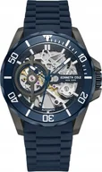 Zegarki męskie - Zegarek męski KENNETH COLE KCWGR0012803 granatowy sportowy skeleton - miniaturka - grafika 1