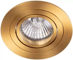 Oczko ledowe sufitowe Caro AZ5424 okrągłe ruchome złote - Lampy sufitowe - miniaturka - grafika 1