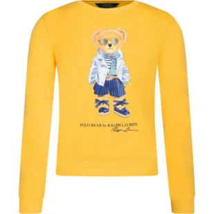 POLO RALPH LAUREN Bluza | Regular Fit - Bluzy dla dziewczynek - miniaturka - grafika 1