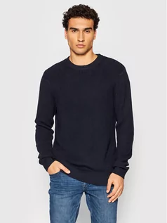 Swetry męskie - Jack&Jones PREMIUM Sweter Blawell 12193093 Granatowy Regular Fit - grafika 1