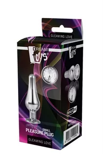 Biżuteria erotyczna - GLEAMING LOVE SILVER PLEASURE PLUG S - grafika 1