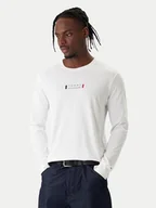 Koszulki męskie - Tommy Hilfiger Longsleeve Brand Love MW0MW41454 Biały Regular Fit - miniaturka - grafika 1
