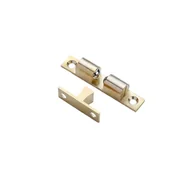 Zawiasy, okucia i inne akcesoria - Zamykacz zatrzaskowy z podwójną kulką mosiężną 32 mm do zamka drzwi szafek meblowych (opakowanie 10 sztuk) - miniaturka - grafika 1