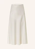 Spódnice - Juvia Spódnica Satynowa Fleur weiss - miniaturka - grafika 1
