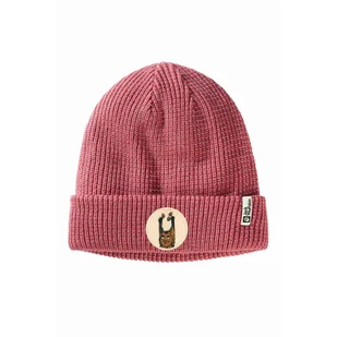 Dziecięca czapka zimowa Jack Wolfskin NIGHT HAWK BEANIE K soft pink - ONE SIZE - Czapki dla dzieci - miniaturka - grafika 1