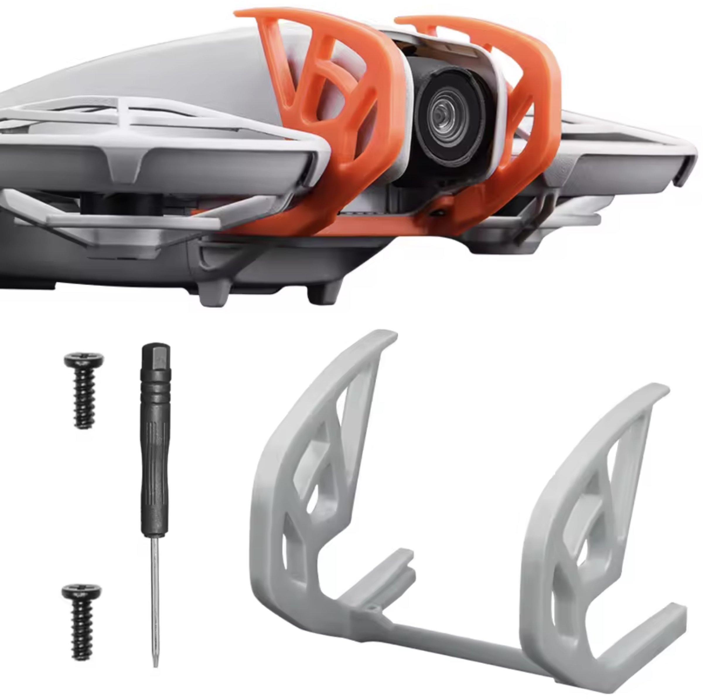 OSŁONA OCHRONNA GIMBALA KAMERY ZDERZAK BUMPER DRONA BRDRC DO DJI NEO - SZARA