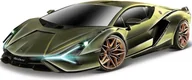 Samochody i pojazdy dla dzieci - BBurago, Lamborghini SIAN FKP 37 matte green 1:24 Bburago - miniaturka - grafika 1