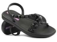 Sandały damskie - Wsuwane sandały damskie - Ipanema 27148, czarne - miniaturka - grafika 1