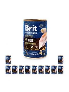 Brit Premium By Nature Puszka Ryba 400g - Mokra karma dla psów - miniaturka - grafika 3