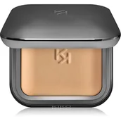 Pudry do twarzy - KIKO Milano Radiant Fusion Baked Powder rozświetlający puder mineralny 10g 03 Warm Beige - miniaturka - grafika 1