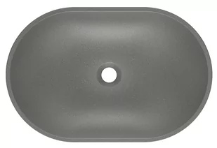 MODERNO UMYWALKA ISOLA 60 MOONLIGHT GREY 60x40 - Umywalki - miniaturka - grafika 1