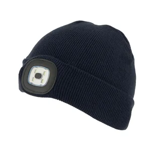 Regatta Czapka unisex zimowa z latarką Torch Niebieski - Czapki męskie - miniaturka - grafika 1