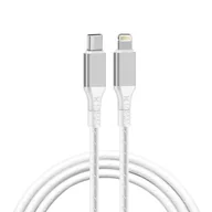 Kable USB - Wzmocniony kabel Ampere USB typ-C Lightning (1.5m, biały) - miniaturka - grafika 1