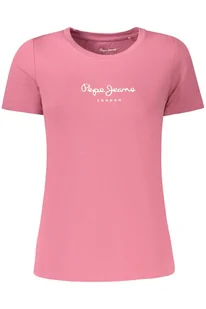 PEPE JEANS DAMSKA RÓŻOWA KOSZULKA Z DŁUGIM RĘKAWEM - Pepe Jeans - Koszulki i topy damskie - miniaturka - grafika 1