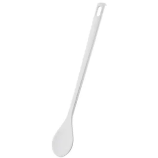 FACKELMANN Fackelmann okrągła łyżka do gotowania Blanca 31 cm, zawieszana, tworzywo sztuczne, biała, ok. 24277 - Przybory do gotowania - miniaturka - grafika 1