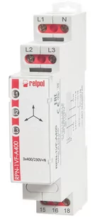 Relpol Przekaźnik nadzorczy 3-fazowy 3(N)400/230V AC 50/60Hz RPN-1VF-A400 864371 864371 - Sterowniki i przekaźniki - miniaturka - grafika 1