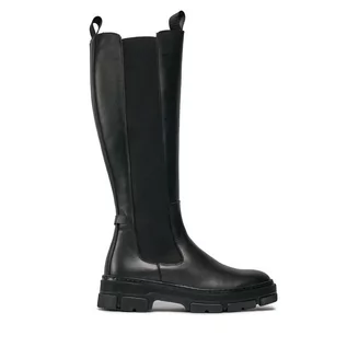 Kozaki damskie - Kozaki Gant Monthike Long Shaft Boot 27581357 Black - grafika 1