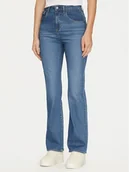 Spodnie damskie - BOSS Jeansy Lyris 50531993 Niebieski Straight Fit - miniaturka - grafika 1