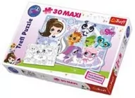 Puzzle - Trefl Littlest Pet Shop. Puzzle konturowe maxi. 30 elementów - miniaturka - grafika 1