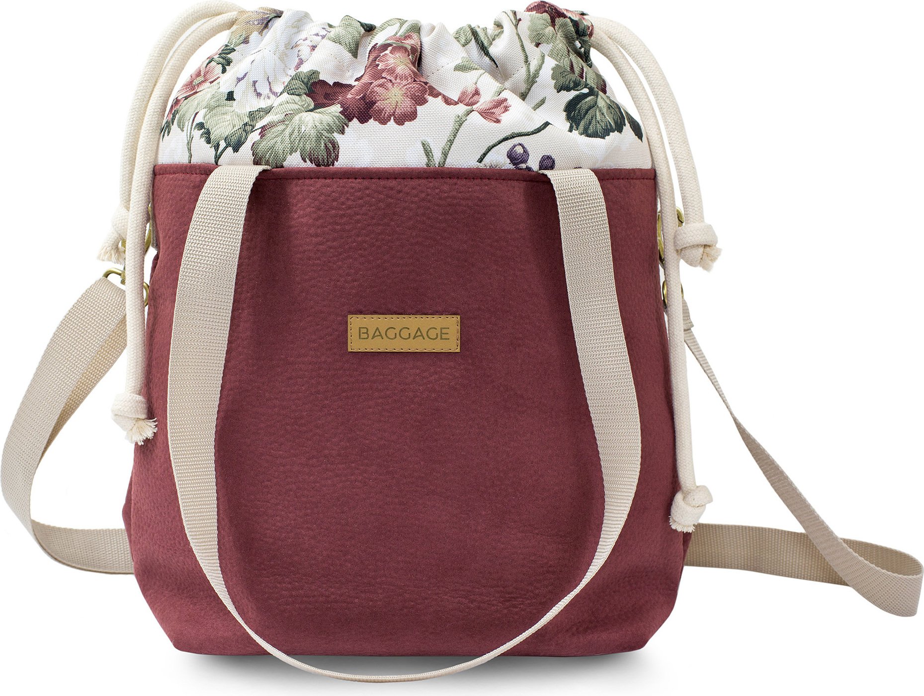 Torebki Torebka damska Torebka A4 - Torebka na ramię Torebka Shopper Torebka materiałowa Torebka wewnętrzna Torebka na zakupy Torebka w kwiaty Czerwony