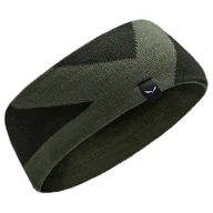 Czapki i chusty sportowe damskie - Opaska na głowę Salewa Pure AM Headband Dark Olive/5A50 - miniaturka - grafika 1