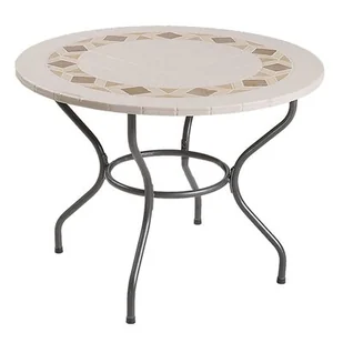 Dajar Stół Ogrodowy Okrągły 100cm Roma 65791 5904134657916 - Stoły ogrodowe - miniaturka - grafika 1