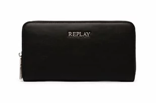 Replay Damski portfel na akcesoria podróżne FW5299, 098 Black, 098 BLACK, L 19 X H 10 X D 2 CM - Portfele - miniaturka - grafika 1