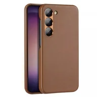 Etui i futerały do telefonów - Dux Ducis Grit etui Samsung Galaxy S23+ elegancki pokrowiec ze sztucznej skóry MagSafe brązowe - miniaturka - grafika 1